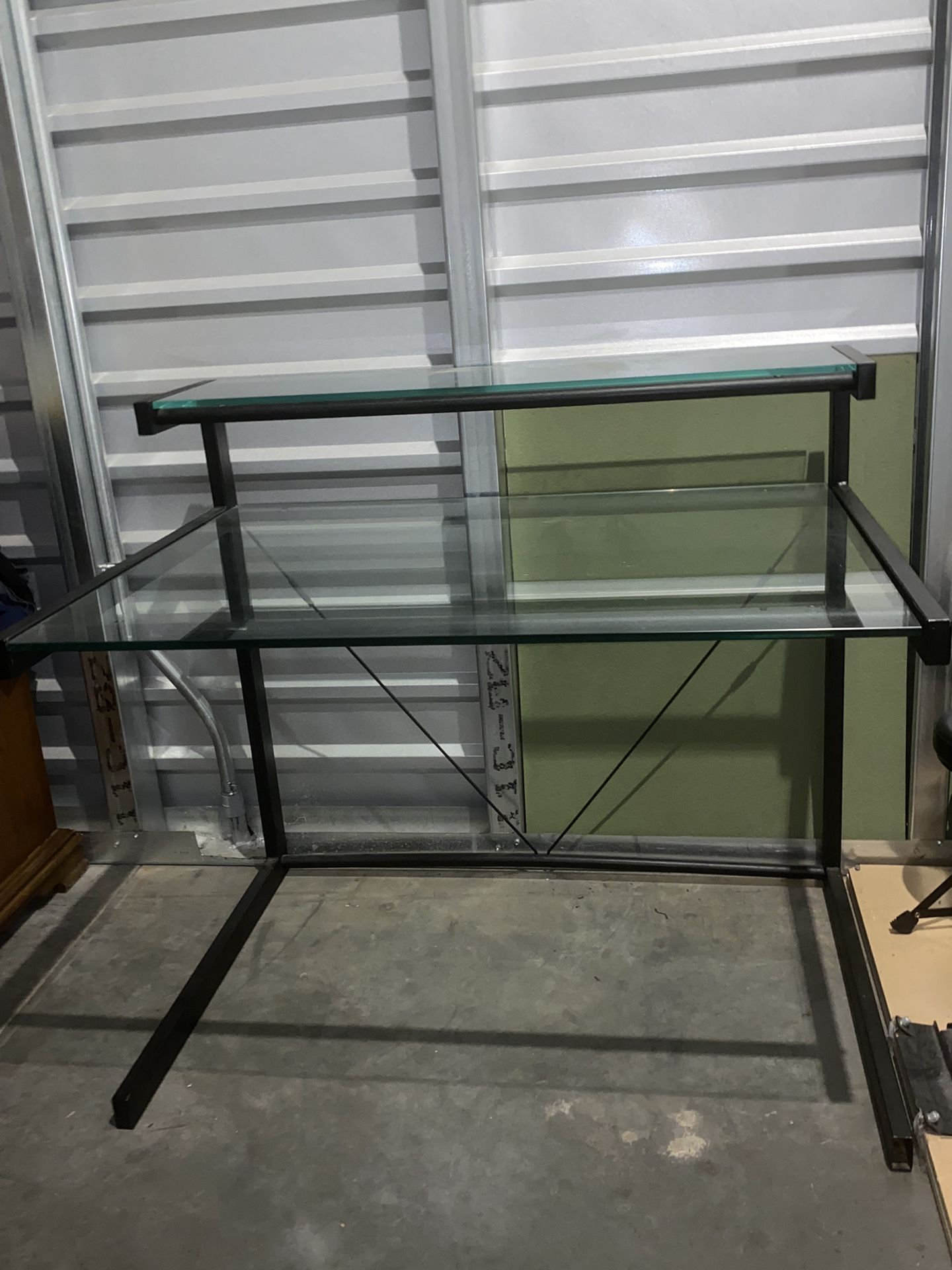 Glass Desk