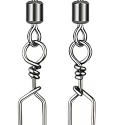 Yonihawk Rolling Barrel Swivels with Square Snaps 