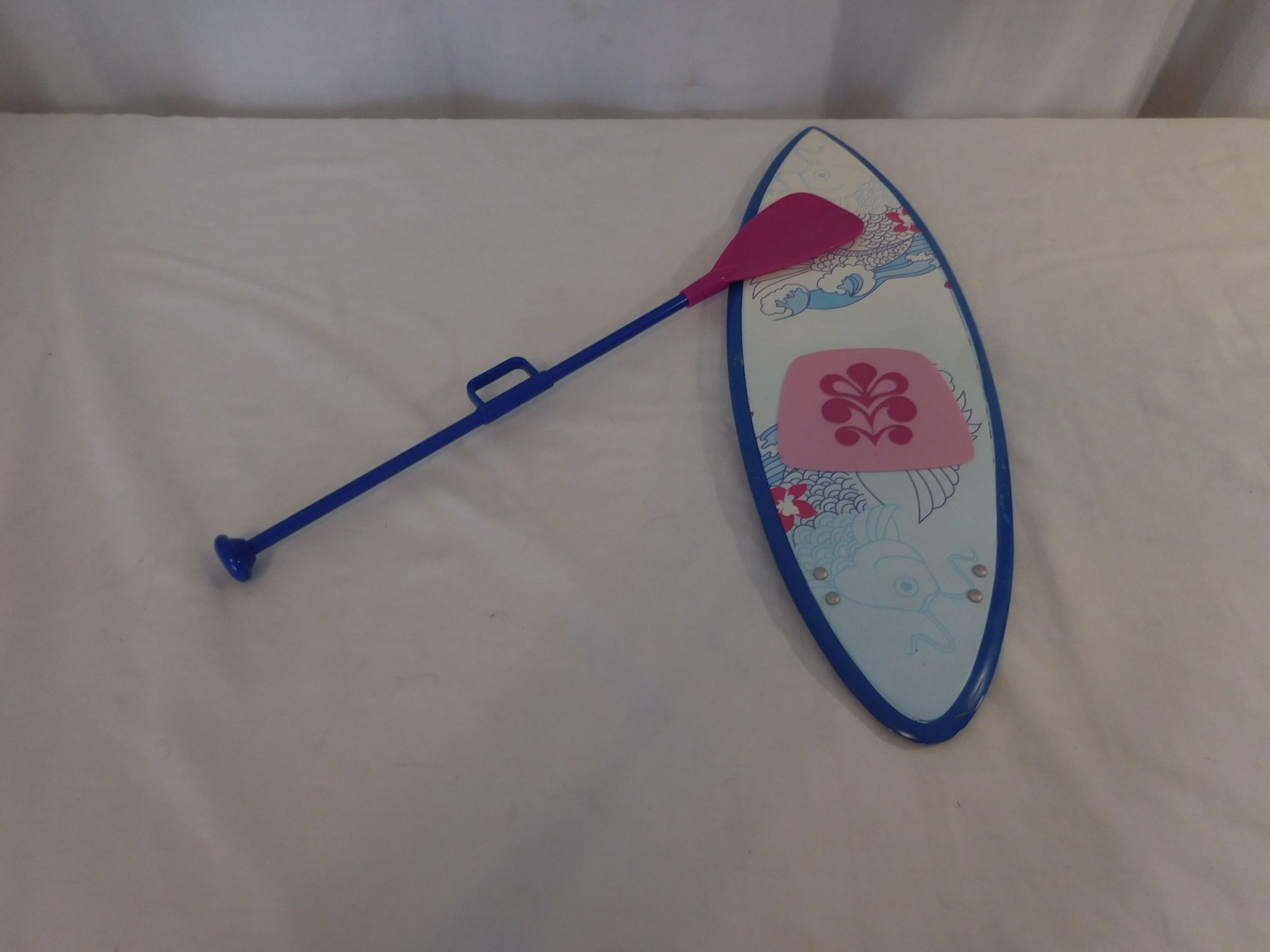 American Girl Kanini Doll Paddleboard Surf Board with Paddle