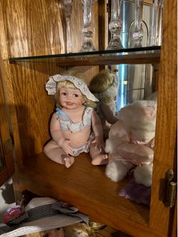 China Hutch and EVERYTHING in it goes as well.