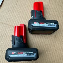 Milwaukee Batteries M12 5ah 70ea