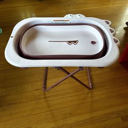 Baby Folding Bathtub 🛀 Temperature 