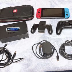 Nintendo Switch Bundle – Pro Controller & Case Included