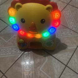baby toy stroller with lion face