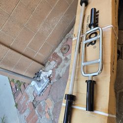 Olympic Bar Tricep Bicep Barbell Heavy Duty Exercise Equipment 