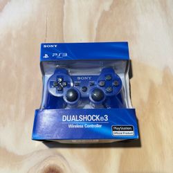 Genuine OEM Sony PlayStation 3 Metallic Blue DualShock 3 Controller Brand New!