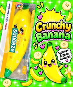 Banana crunchy squishy