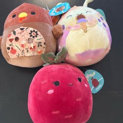 squishmallow lot of 3