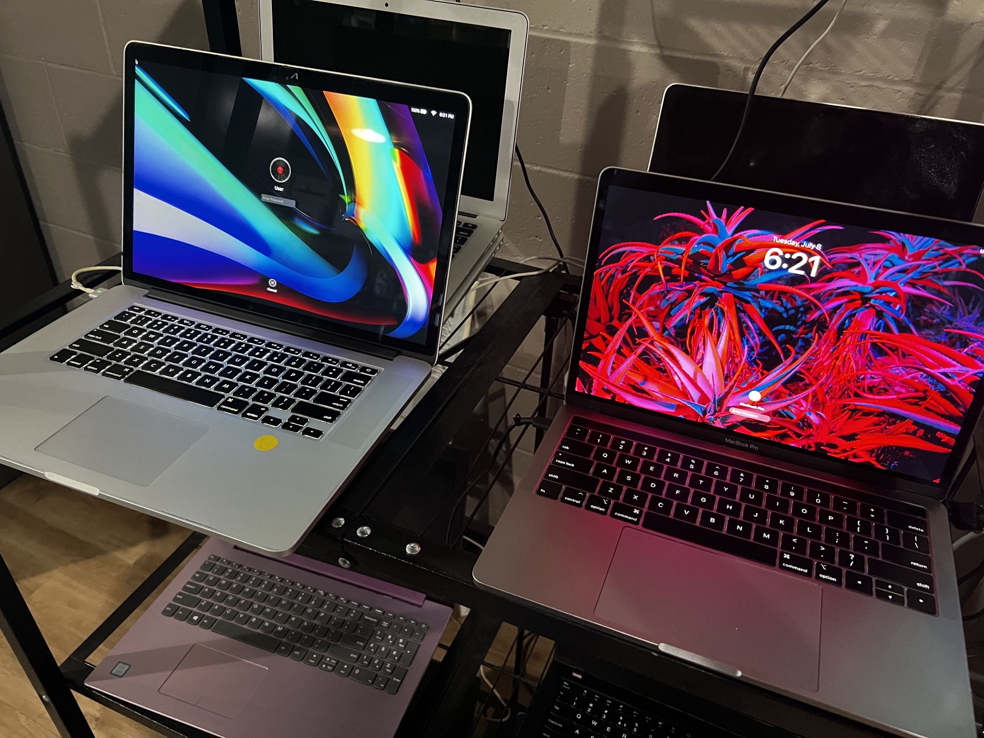 Laptops Chromebooks MacBooks iMacs. Etc. 