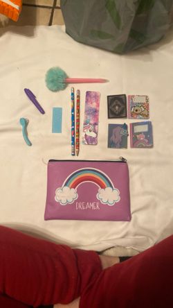 Pencil Pouch And Accessories