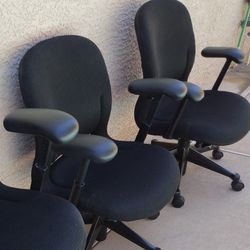 Herman Miller Black Office Chairs (2 Available)