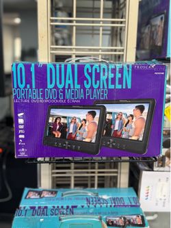 Proscan Elite 10.1” Dual Screen Portable DVD & Media Player | $25