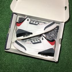jordan 3 fire red denim size 13
