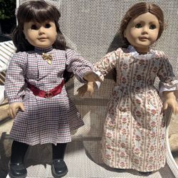 lot with 2 Vintage American Girl Dolls 
