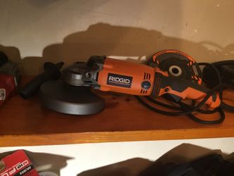 Ridgid 7” Grinder!! Only 60 mañana only 💥👍🏽