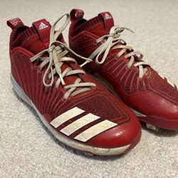 Adidas Men 10.5 METAL Baseball Cleats
