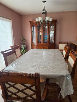 Dining Table set & China cabinet