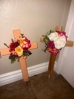 Wooden Memorial Cemetery Crosses
