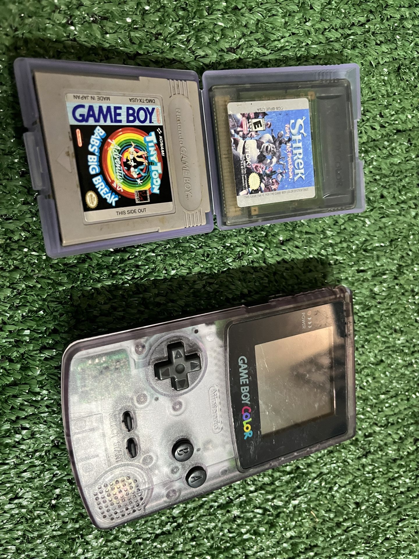 Original Gameboy Color With 2 Games/ Tested 