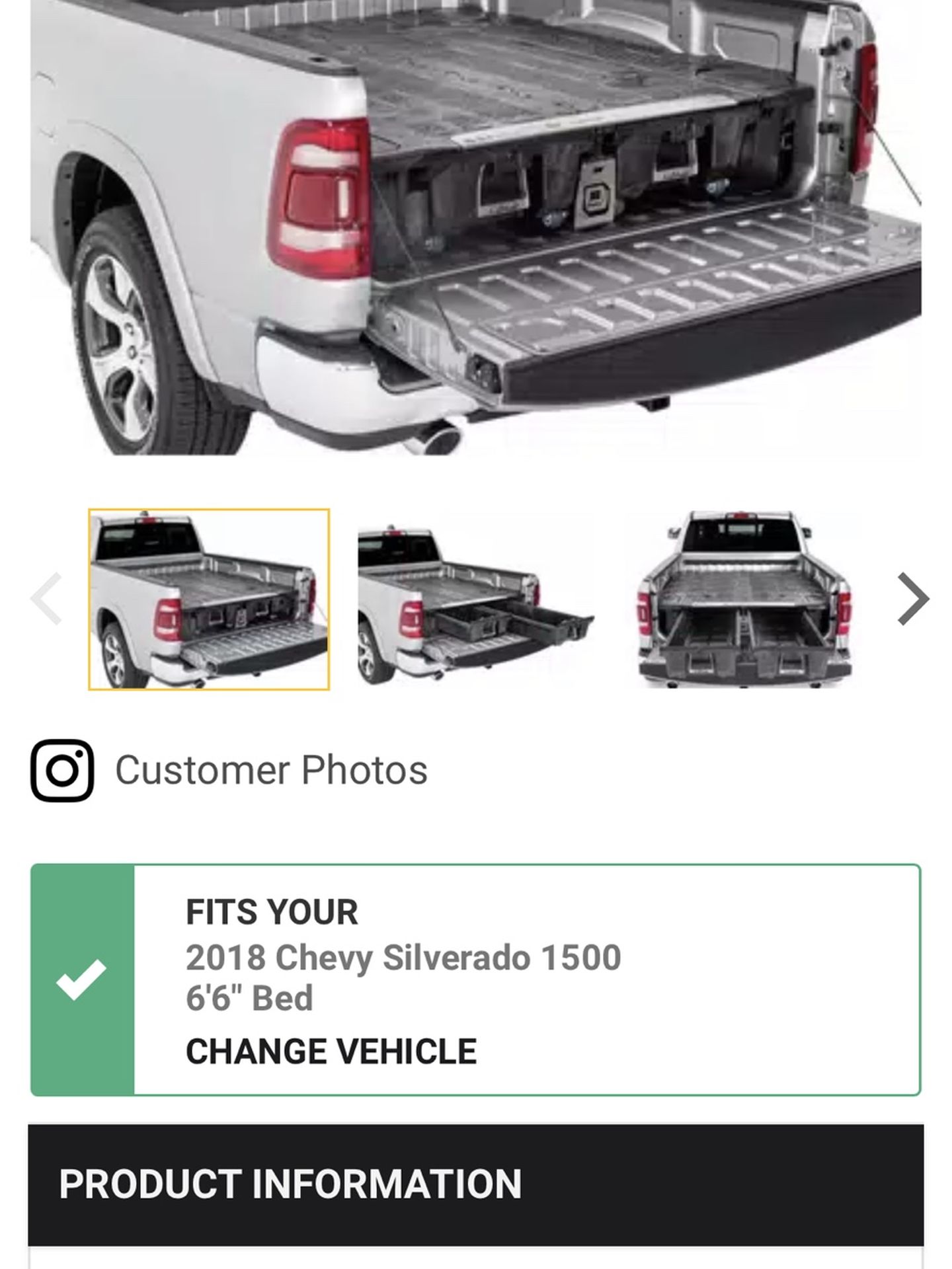 Truck bed storage system