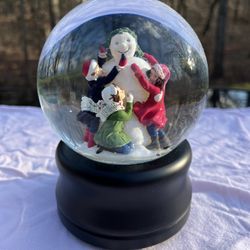 Musical Snow Globe “Let It Snow” Children Snow Man