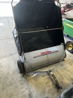 Craftsman Trail-Behind Leaf/Lawn Sweeper