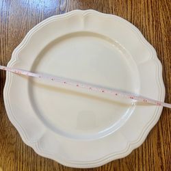 Vintage Mid Century Japan Federalist Ironstone 12” Chop plate / platter 4238