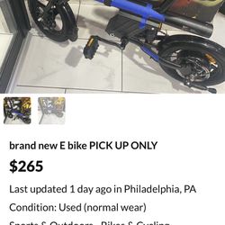 stolen electric bike don't buy it 