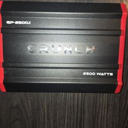 2500 Mono Crunch Amp  With Bass Knob