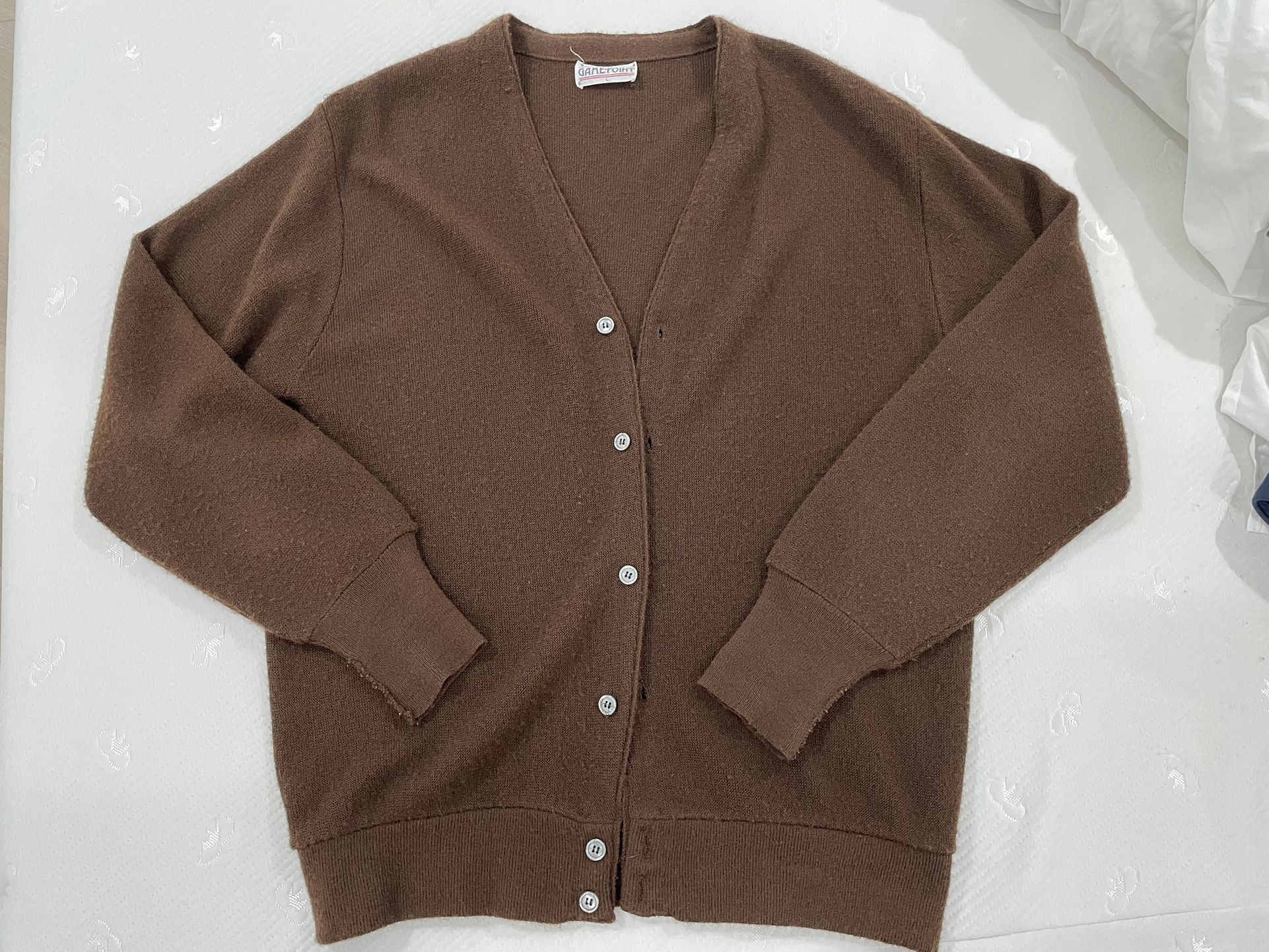 Brown Cardigan Vintage