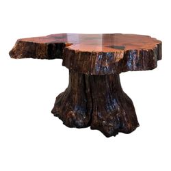 Myrtlewood Table Made in Oregon (vintage)