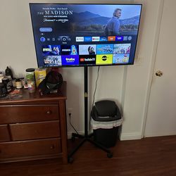 40” Toshiba Fire TV w/ Rolling Stand