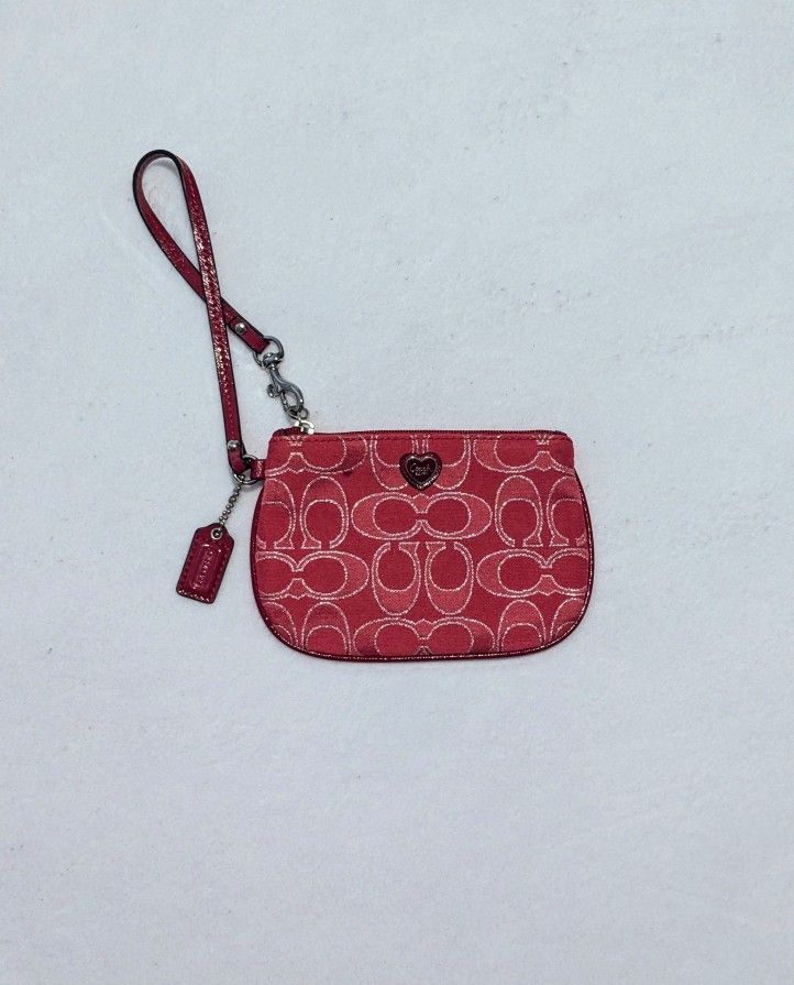 Coach Red Heart Women's Wristlet