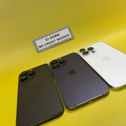Apple IPhone 14 Pro Max 5G - Only $1 Today Pay The Rest Later! 