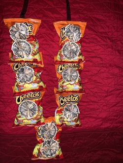 Hot Cheetos lei with money