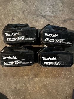 Makita 5.0ah 18v