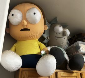Rick & Morty Rare giant extra large plush 40” stuffed animals brand new