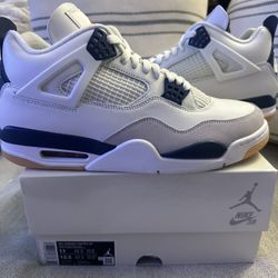 Nike Jordan IV SB Sz 11 Deadstock Navy / Gum