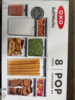 Brand new OXO 8 piece POP container set
