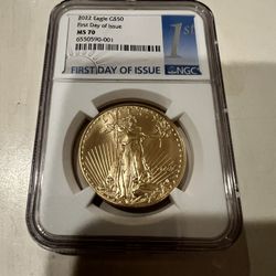 2022 American Gold Eagle 1 oz NGCS MS70 Grade