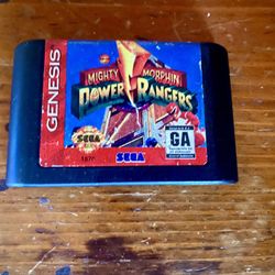Power Rangers Sega Genesis Game $5