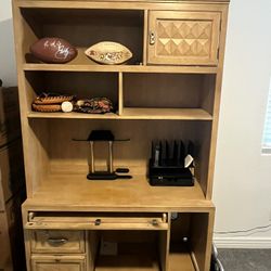 Wooden Computer Desk/File Cabnets : Free