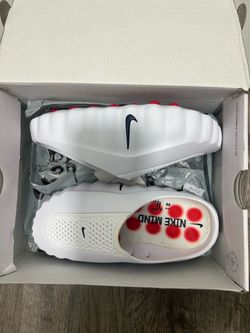 Nike Mind White Slides New in Box