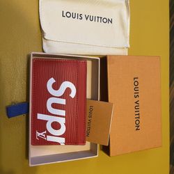 Supreme X Louis Vuitton Card Wallet