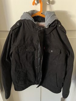 Levi Hoodie Sherpa Jacket Size M Men