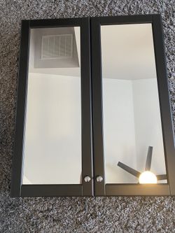 Mirror cabinet with 2 doors, Kasjön white31 1/2x5 1/2x37 3/4 " $249.00