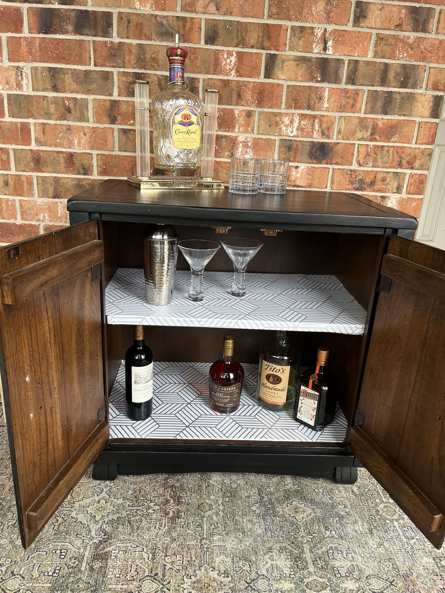 Liquor Cabinet Side Board