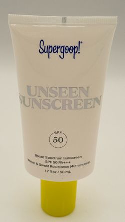 Supergoop!   Unseen Sunscreen SPF 50 Invisible Sun Protection 1.7 Oz exp-04-2028