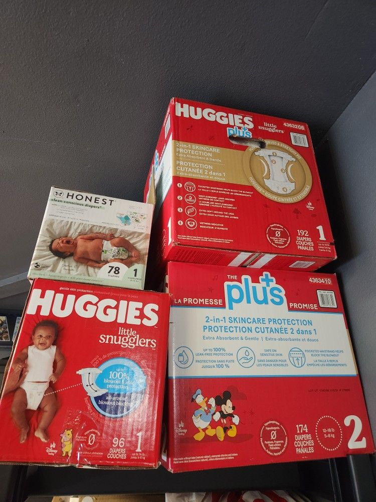 New Huggies Diapers 