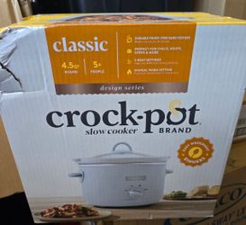 BRAND NEW SEALED Crock-Pot 4.5 QT Slow Cooker – Never Used!